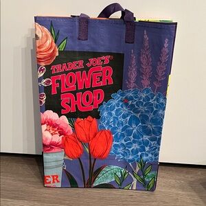 Trader Joe's Flower Shop Tote Bag